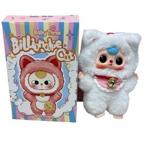 Baby three billionaire cat series plush pendant